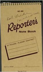 Reporter notebook, EAL strike, 1988-1991