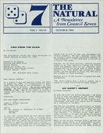 The Natural: A Newsletter from Council Seven, 1986-10