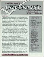 Eastern Pilot's Checklist, 1987-12