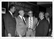 W. L. Cambre, Gene Brown, Charlie Scraggs, and Grady Ridgeway at Eastern Airlines 50th anniversary celebration, 1978