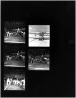 Eastern Air Lines employees and their families viewing Eastern Air Transport Pitcairn Mailwing during 50th anniversary celebration [contact sheet], 1978