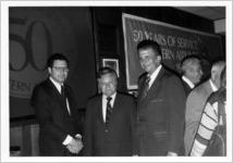 W. L. Cambre and other Eastern Air Lines officials at 50th anniversary celebration, 1978