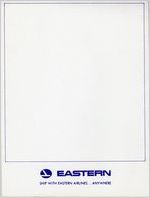 Eastern Air Lines notepad, circa 1970s
