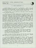 Another View Newsletter, 1989-02
