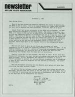 Air Line Pilots Association Newsletter, Eastern, 1986-11-04