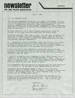Air Line Pilots Association Newsletter, Eastern, 1988-05-06