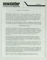 Air Line Pilots Association Newsletter, Eastern, 1986-10-07