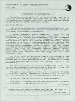 Another View Newsletter, 1989-04