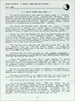 Another View Newsletter, 1988-07