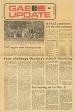GAE Update, 1972-11-10