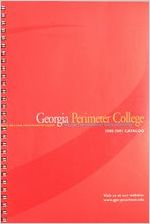 Georgia Perimeter College Catalog, 2000-2001