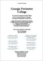 Georgia Perimeter College Catalog, 2002-2004