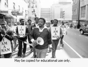 Atlanta sanitation workers strike, Georgia, April 13, 1970.