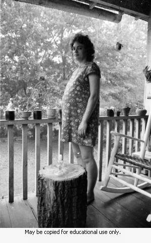 Stephanie Coffin at home, Atlanta, Georgia, summer 1973.