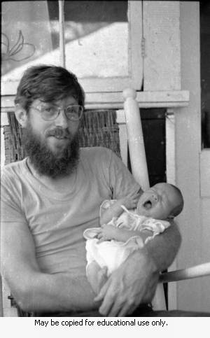 Tom Coffin at home, Atlanta, Georgia, summer 1973.