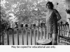 Stephanie Coffin at home, Atlanta, Georgia, summer 1973.