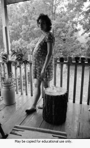 Stephanie Coffin at home, Atlanta, Georgia, summer 1973.