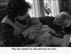 Coffin family at home, Atlanta, Georgia, 1974.