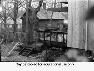 Unidentified cabins, Georgia (?), 1973.