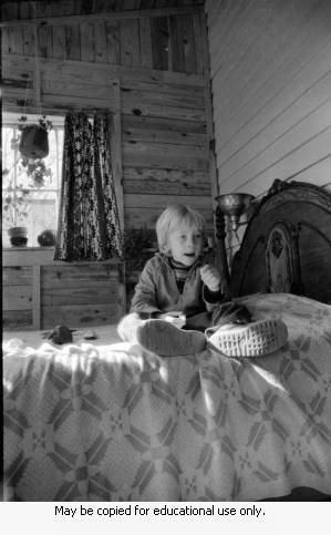 Coffin family at home, Atlanta, Georgia, 1974.