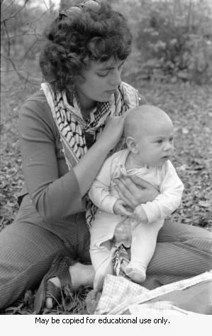 Coffin family in a park, Atlanta, Georgia, 1974.