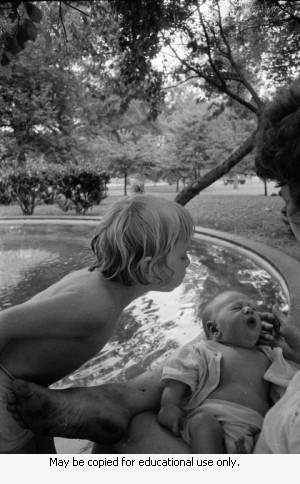 Stephanie Coffin at home, Atlanta, Georgia, summer 1973.