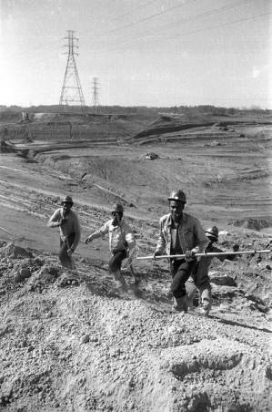 John J. McDonough Steam-Electric Generating Plant (Plant McDonough). Georgia Power Company's coal-burning plant under construction, Smyrna, Georgia, March 11, 1974.