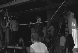 Inspecting the damage: "Atlantis Rising bombing," Atlanta, Georgia, September 11, 1969.