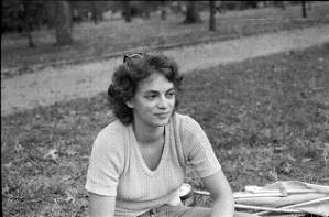 Family photos: Stephanie Coffin in a park, Atlanta, Georgia, September 1, 1974.