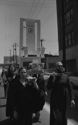"Death Penalty March" Atlanta, Georgia, January 1976.
