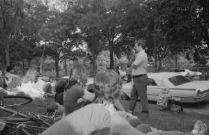 Unidentified gathering, Georgia, 1975.