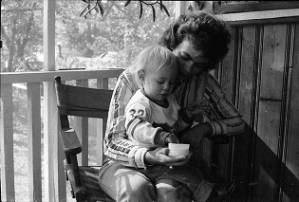 Coffin family at home, Atlanta, Georgia, 1974.