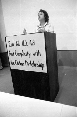 Event concerning United States policy towards Chile, 1974.