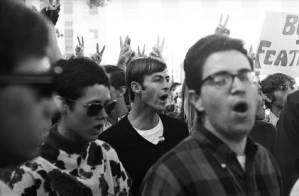 George Wallace Rally, Georgia State Capitol, Atlanta, Georgia, October, 1968.