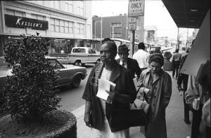 Picket in support of striking city employees, Atlanta, Georgia, 1970.