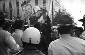 George Wallace Rally, Georgia State Capitol, Atlanta, Georgia, October, 1968.