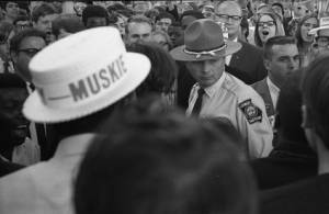 George Wallace Rally, Georgia State Capitol, Atlanta, Georgia, October, 1968.