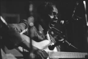 Reverend Pearly Brown performing, 1970.