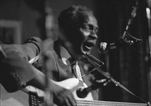 Reverend Pearly Brown performing, 1970.