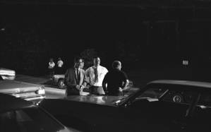 Police rounding up hippies during nighttime raids, Atlanta, Georgia, August 4, 1969.