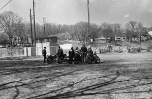 Motorcyclists at a "Great Speckled Bird" sponsored concert in Piedmont Park, Atlanta, Georgia, September 21, 1969.
