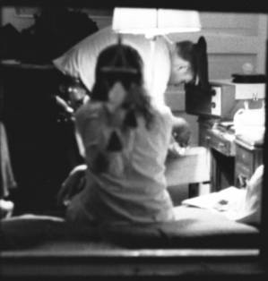 Police searching a counter culture house during nighttime raids, Atlanta, Georgia, August 4, 1969.
