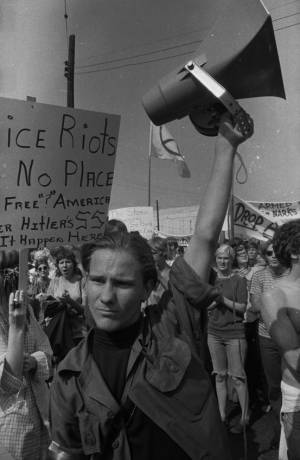Anti-war protest march, Atlanta, Georgia, circa 1969.