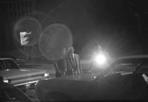 Police rounding up hippies during nighttime raids, Atlanta, Georgia, August 4, 1969.