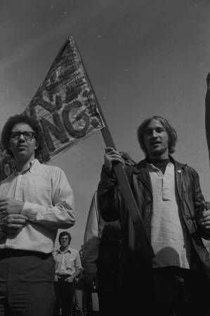 Anti-war protesters, Atlanta, Georgia, circa 1969