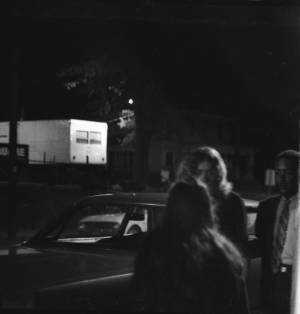 Police rounding up hippies during nighttime raids, Atlanta, Georgia, August 4, 1969.