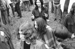 Attendees at a free concert sponsored by the "Great Speckled Bird" alternative newspaper at Piedmont Park, Atlanta, Georgia, September 25, 1969.