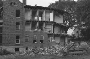 Low-income housing demolition in Mechanicsville and Summerhill, July 1969