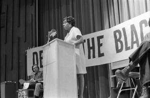Black Panther Party meeting, 1970