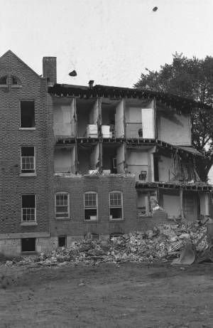 Low-income housing demolition in Mechanicsville and Summerhill, July 1969